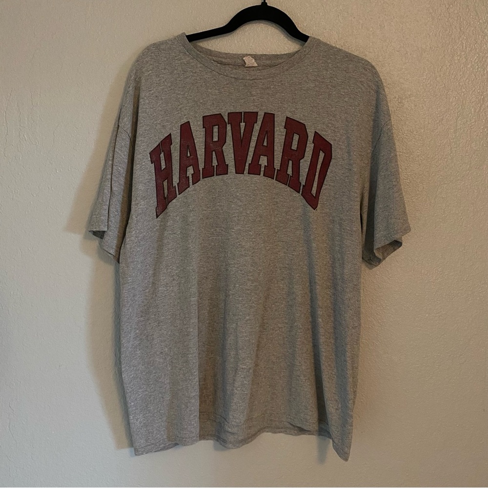 Vintage Harvard Gray T-Shirt